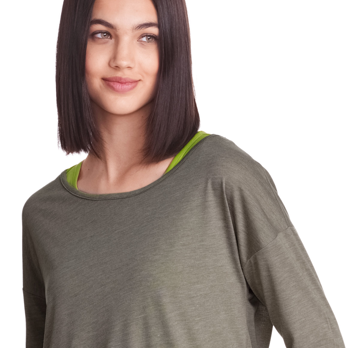 Damen Yoga-Langarmshirt und Top im Set