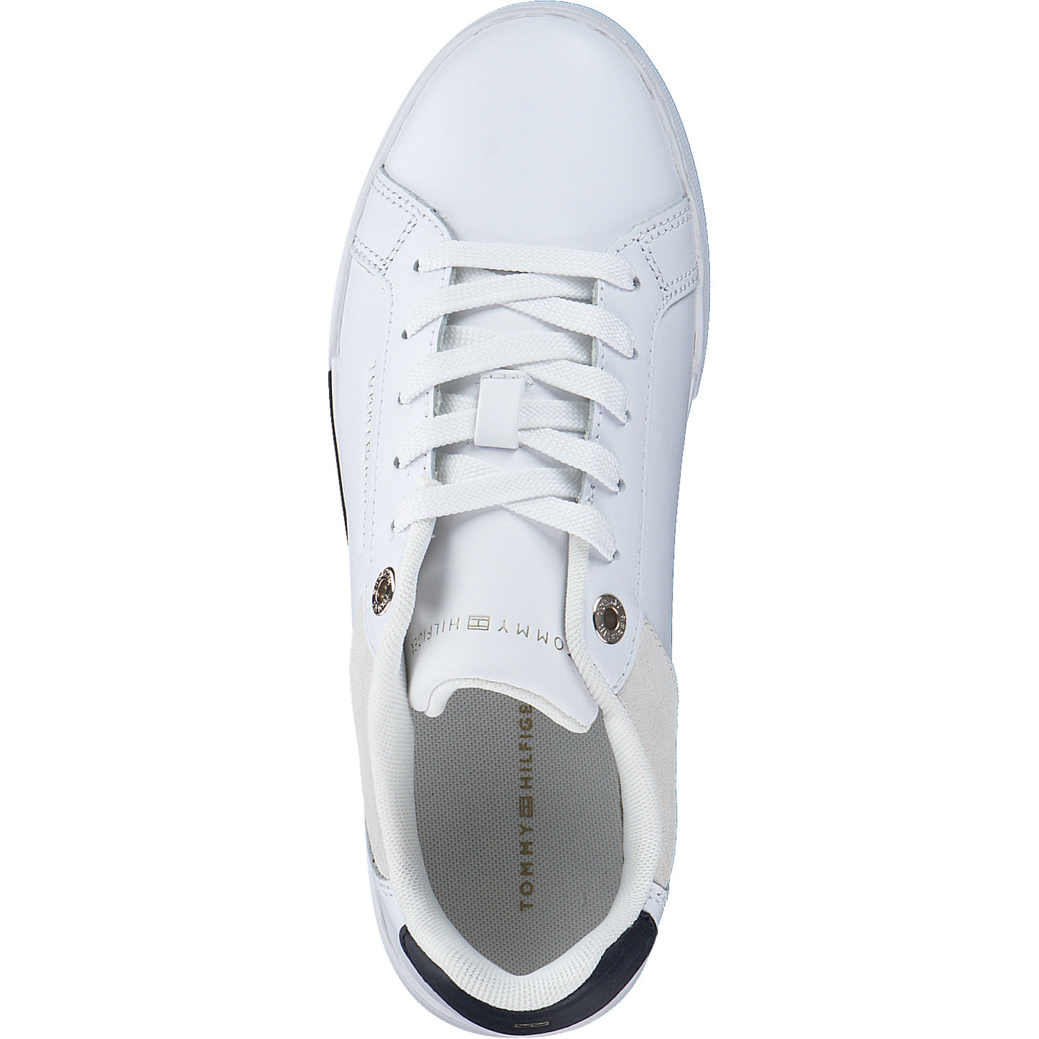 Tommy Hilfiger FW0FW07118, Sneakers Low, Damen, white/RWB