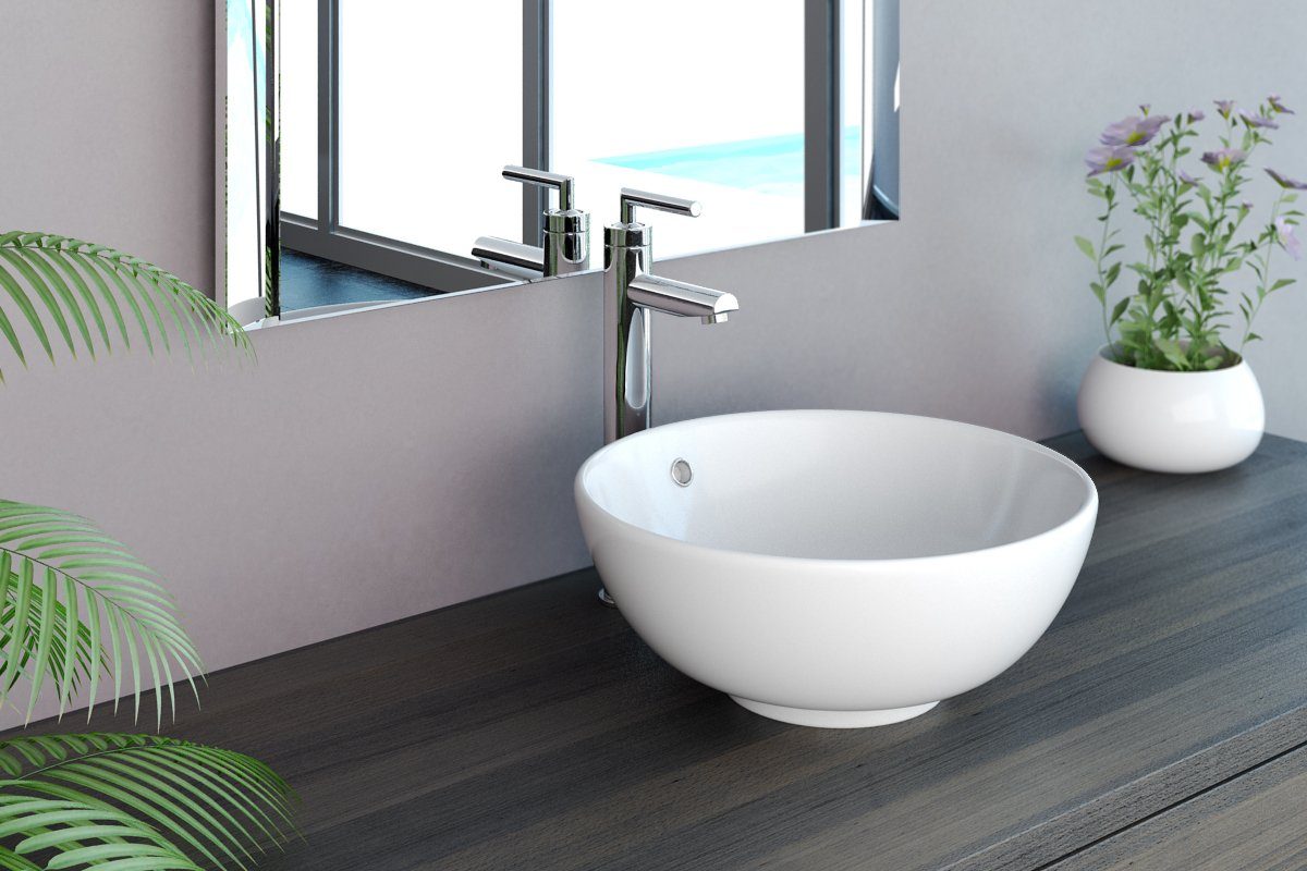 NEG Aufsatzwaschbecken NEG Aufsatz-Waschbecken Uno20A (rund) (20A)
