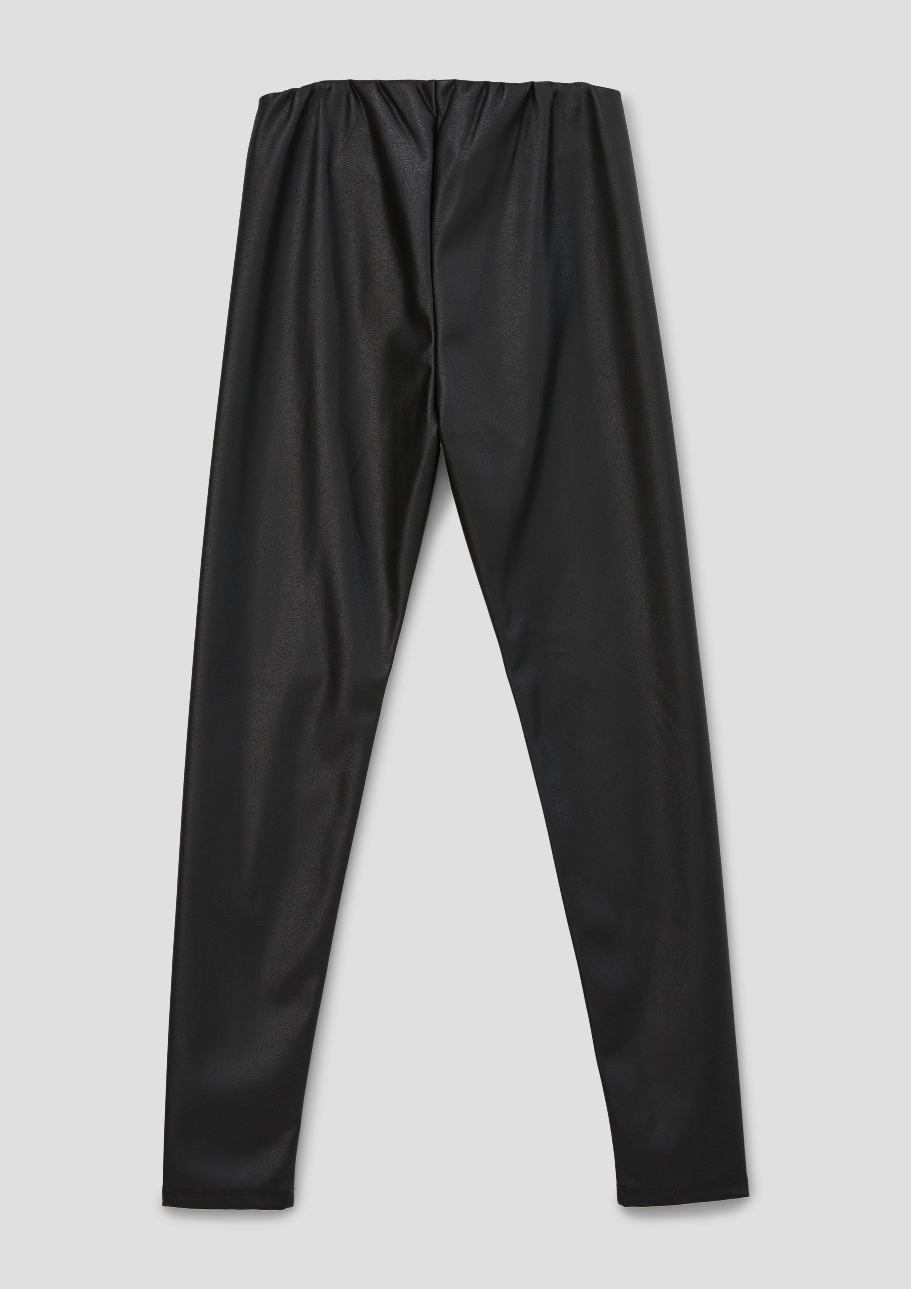 Slim: Leggings in Lederoptik  2138419-9999