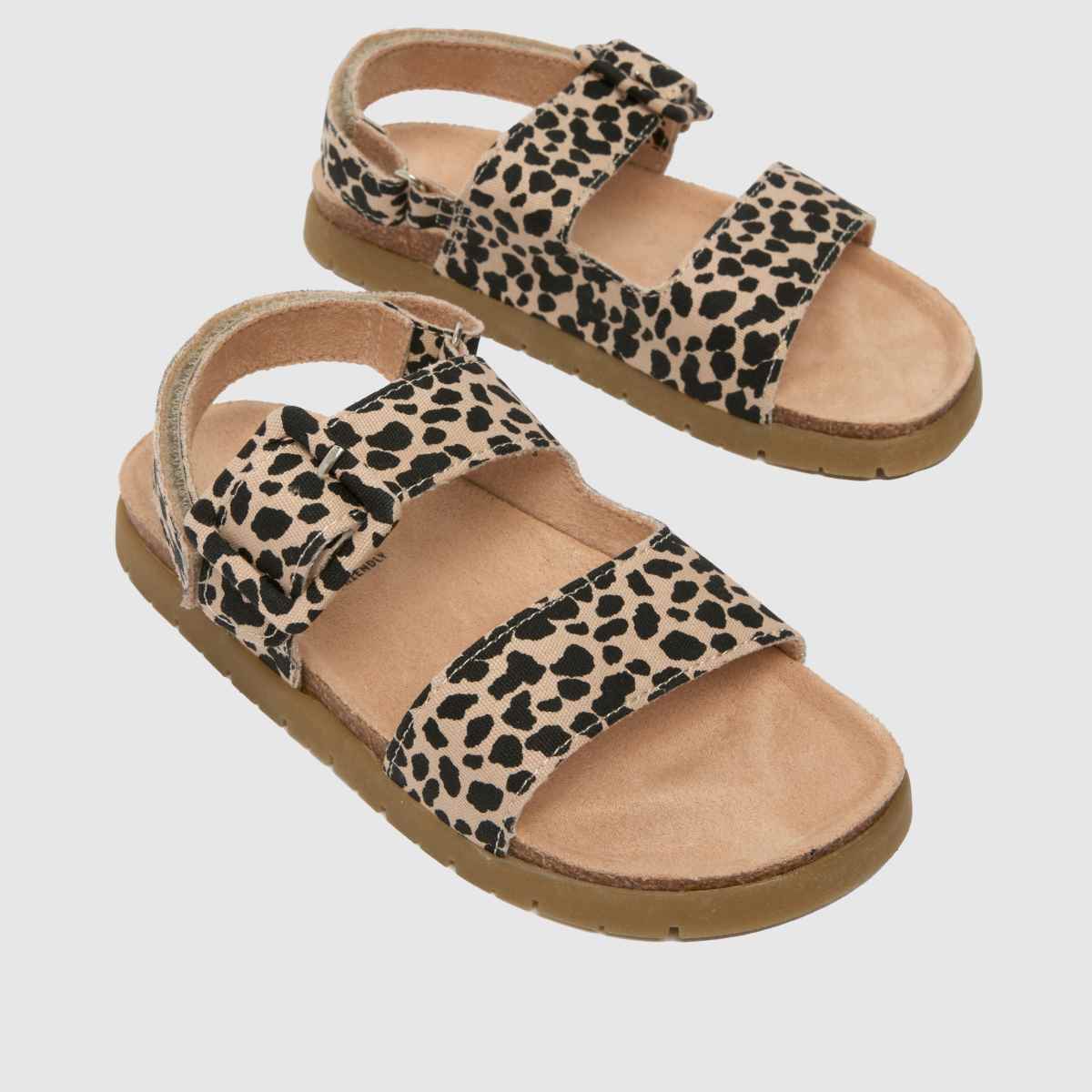 schuh bézs és barna tully talpbetét Lány junior szandál