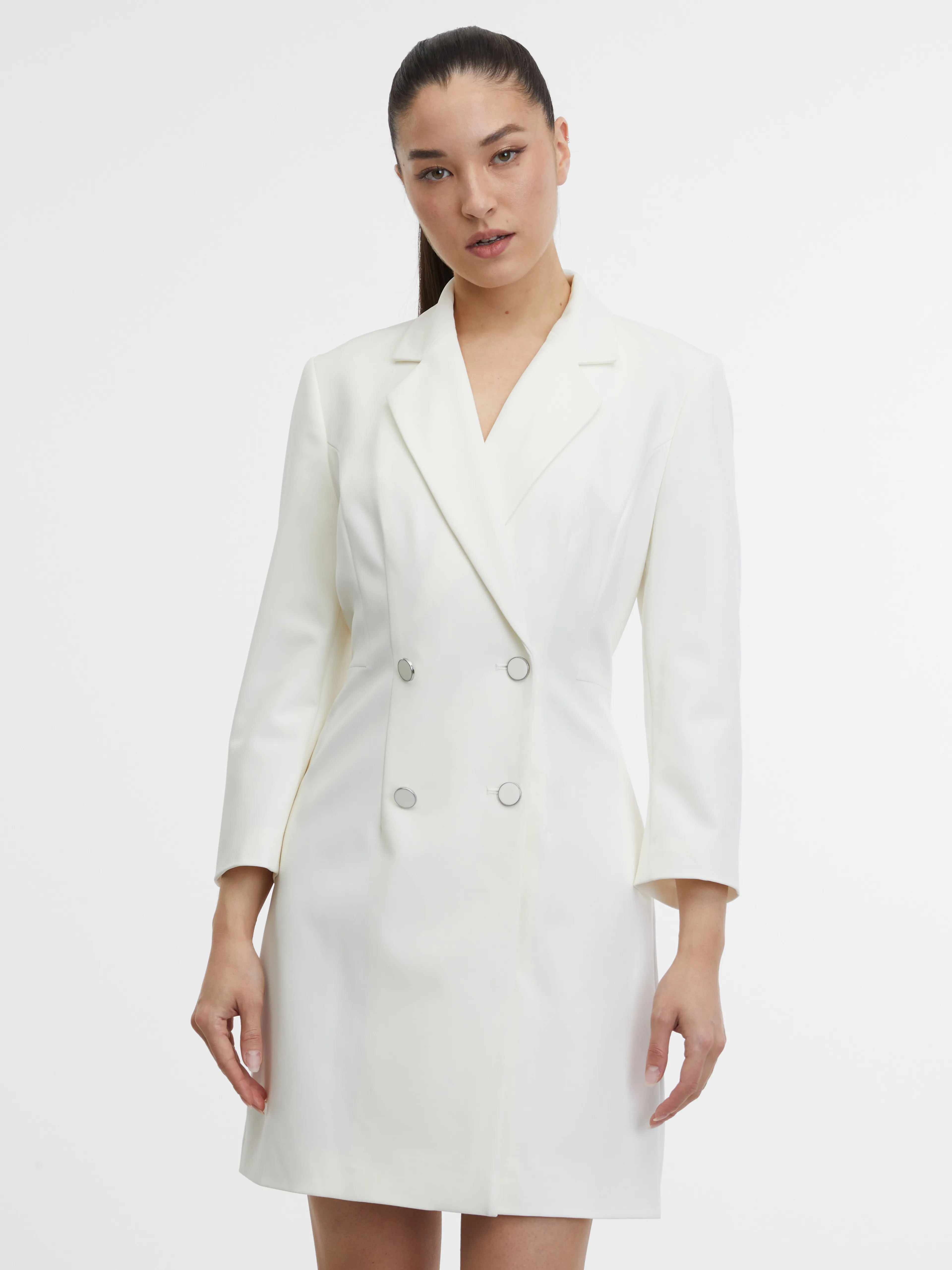 Cremefarbenes Damenkleid ORSAY