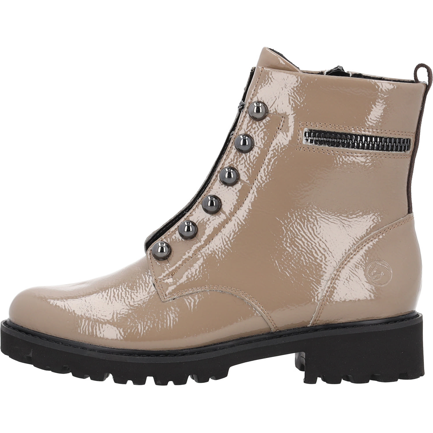 Remonte D8670, Stiefeletten, Damen, Grau ; schwarz