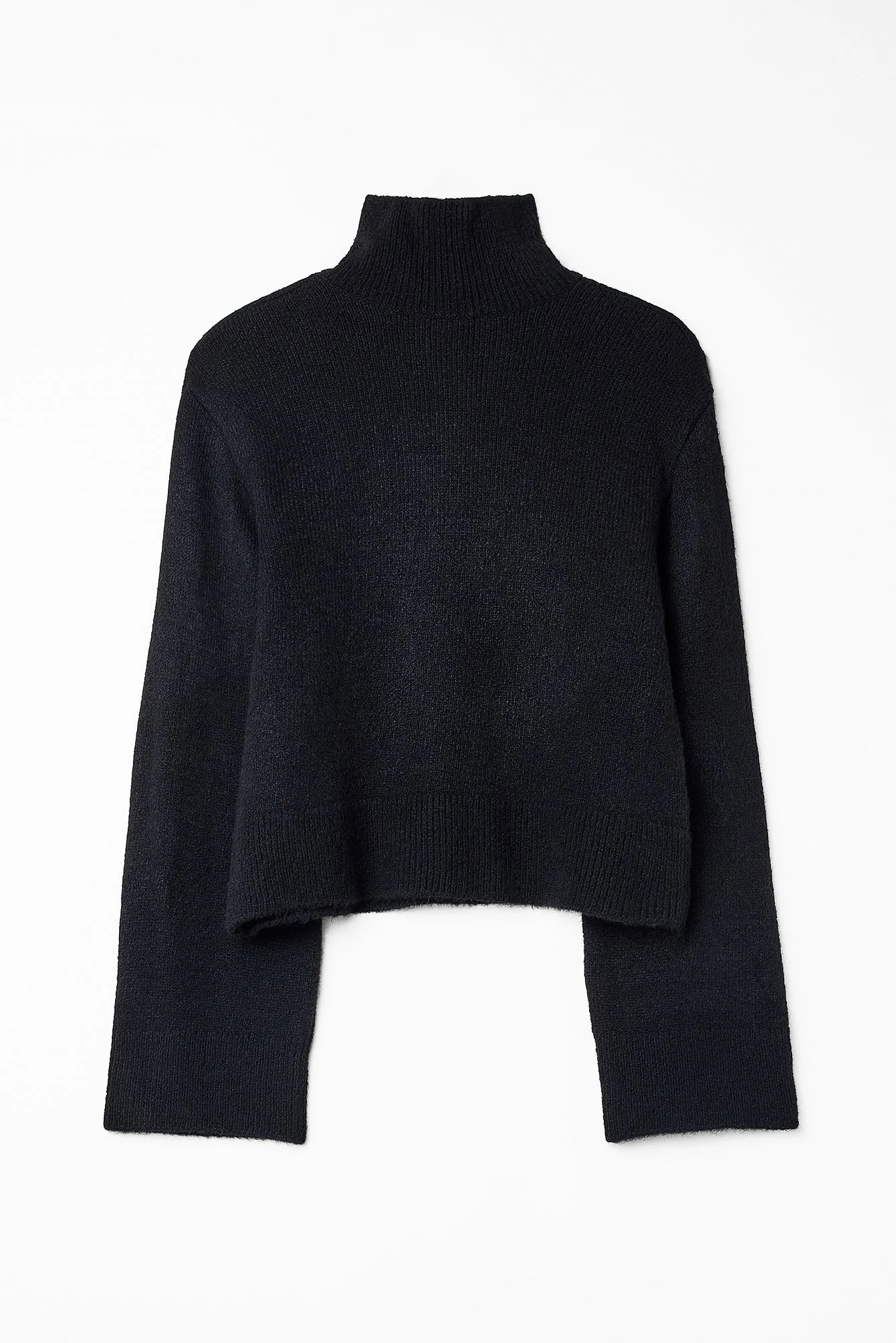 Gestrickter Polo-Pullover mit Ausschnitt
