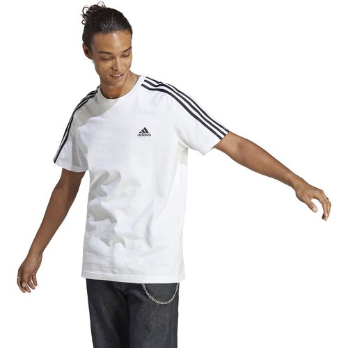HERREN SHIRT ESSENTIALS SINGLE JERSEY 3-STREIFEN