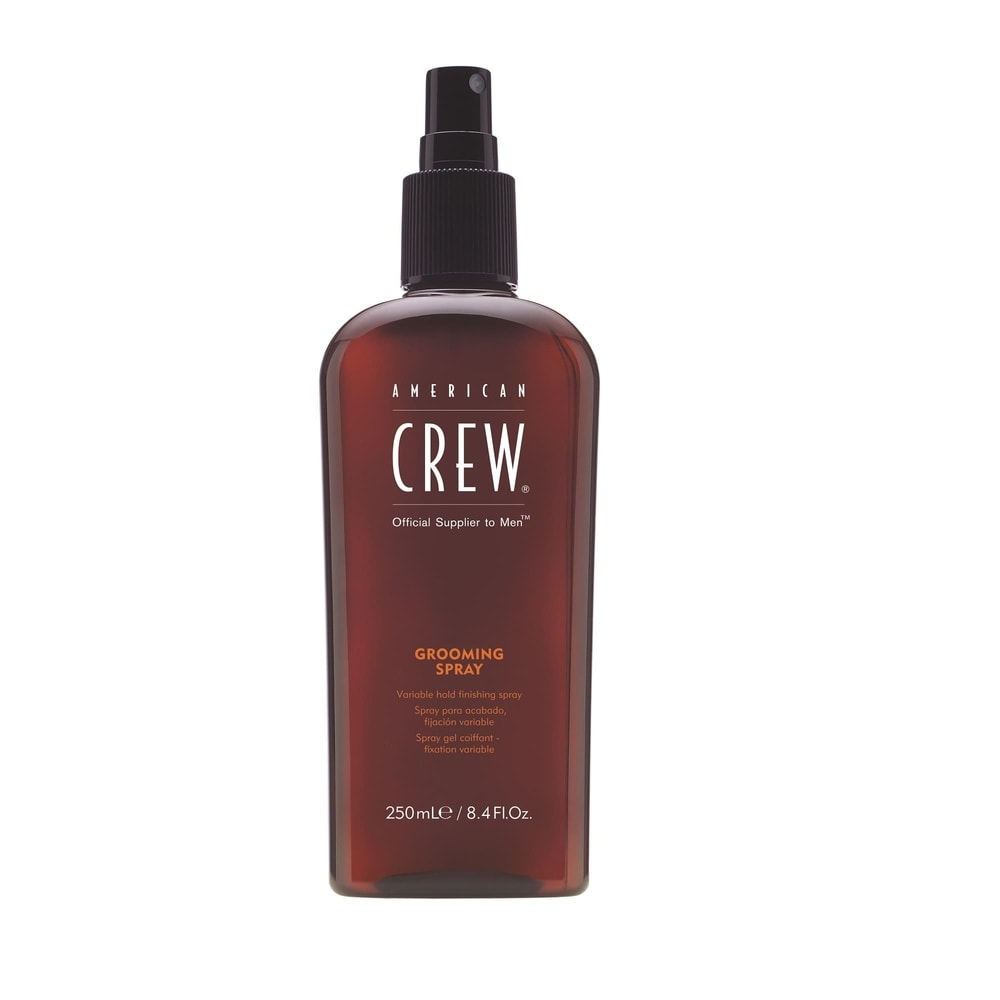 american crew Spray Gel Coiffant, Fixation Modulable,Effet Naturel Laque/ Spray de finition