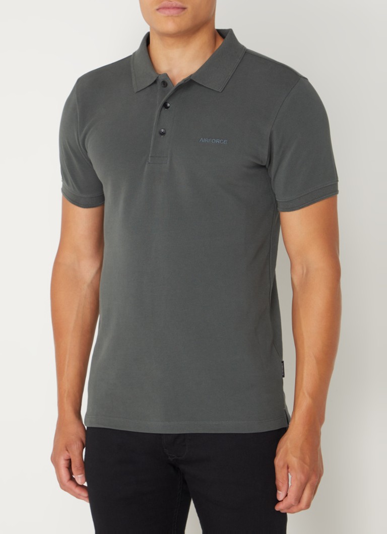 Airforce Polo majica regularnog kroja od organskog pamuka s logotipom