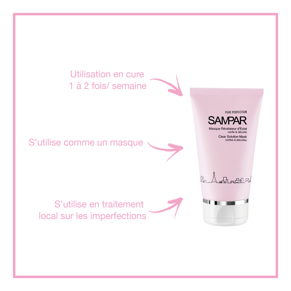 Sampar Masque Révélateur d'Eclat Masque visage