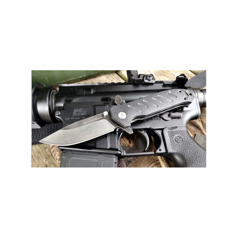Witharmour Shooter Schwarzes Messer, Taktisches Messer