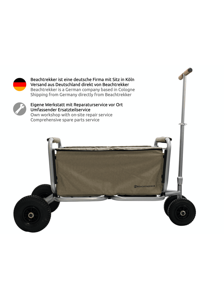 Beachtrekker Beachtrekker LiFe faltbarer Bollerwagen   Bremse, klappbarer Handwagen (Beige) günstig kaufen onesize