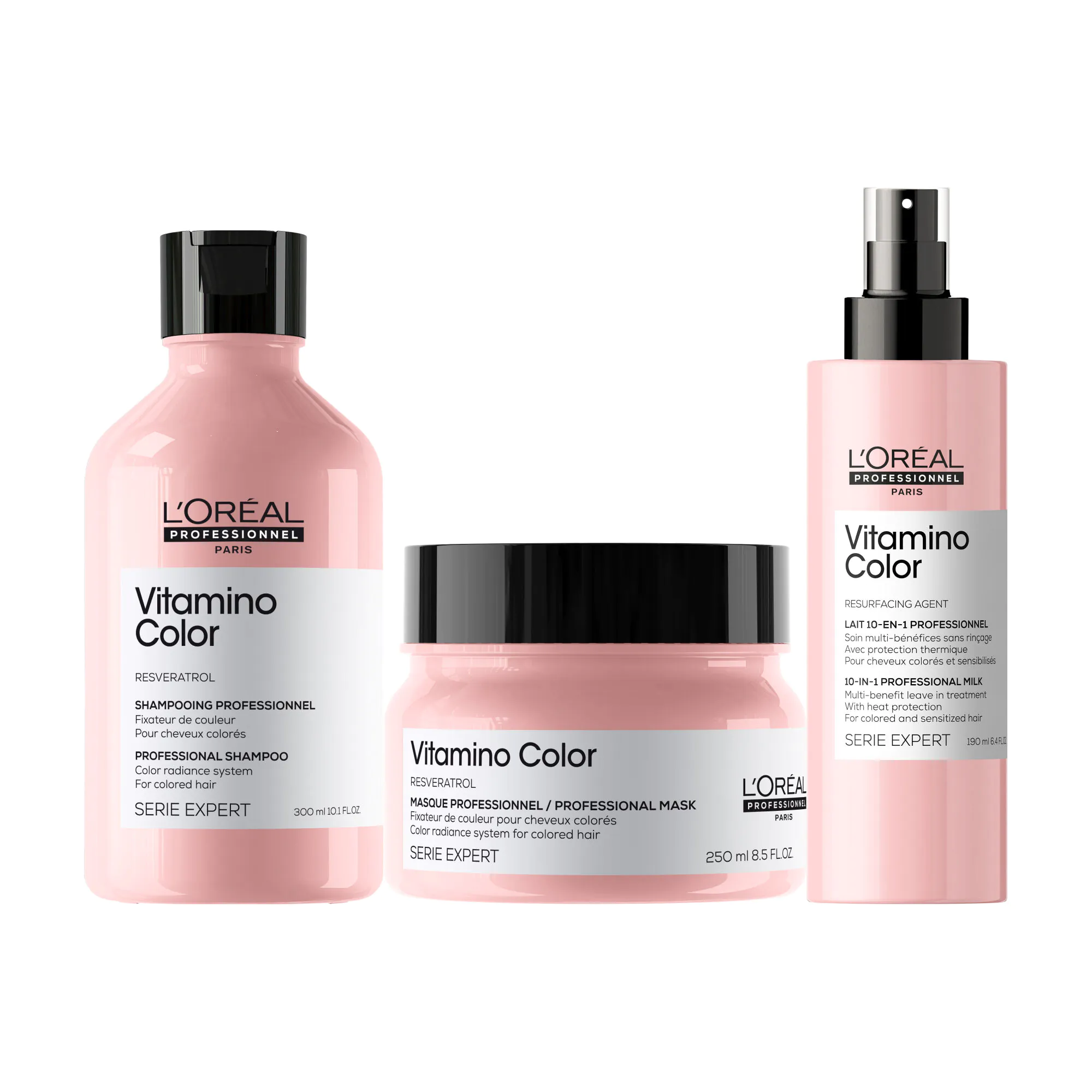 Loreal Professionnel Vitamino Color Trio sæt - Shampoo + Maske + Spray