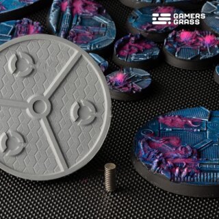 Battle Ready Bases - Alien Infestation Round 60mm (2)