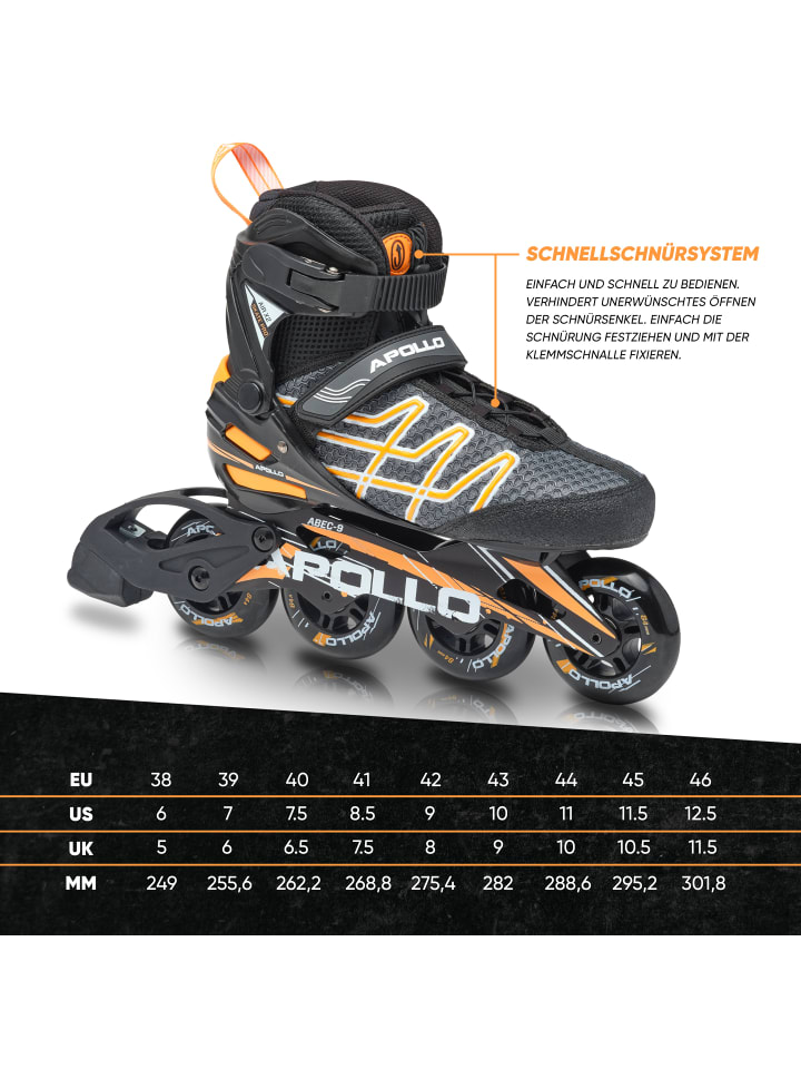 Apollo Fast Entry Inline Skates 