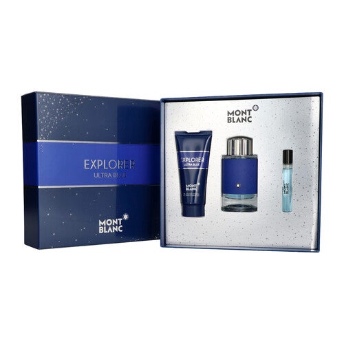 Conjunto de presente Montblanc Explorer Ultra Blue