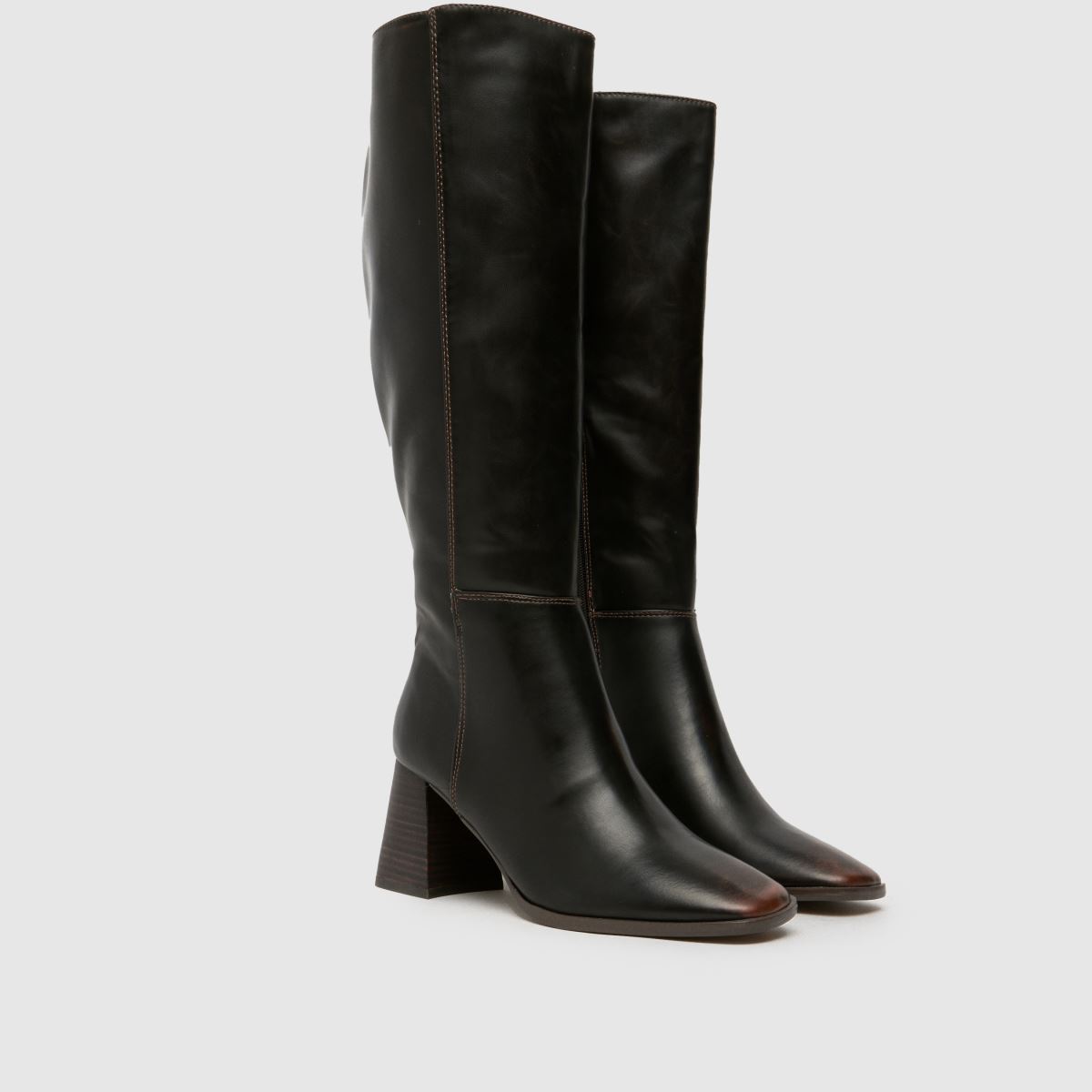 Schuh Dova térdig érő csizma barna színben