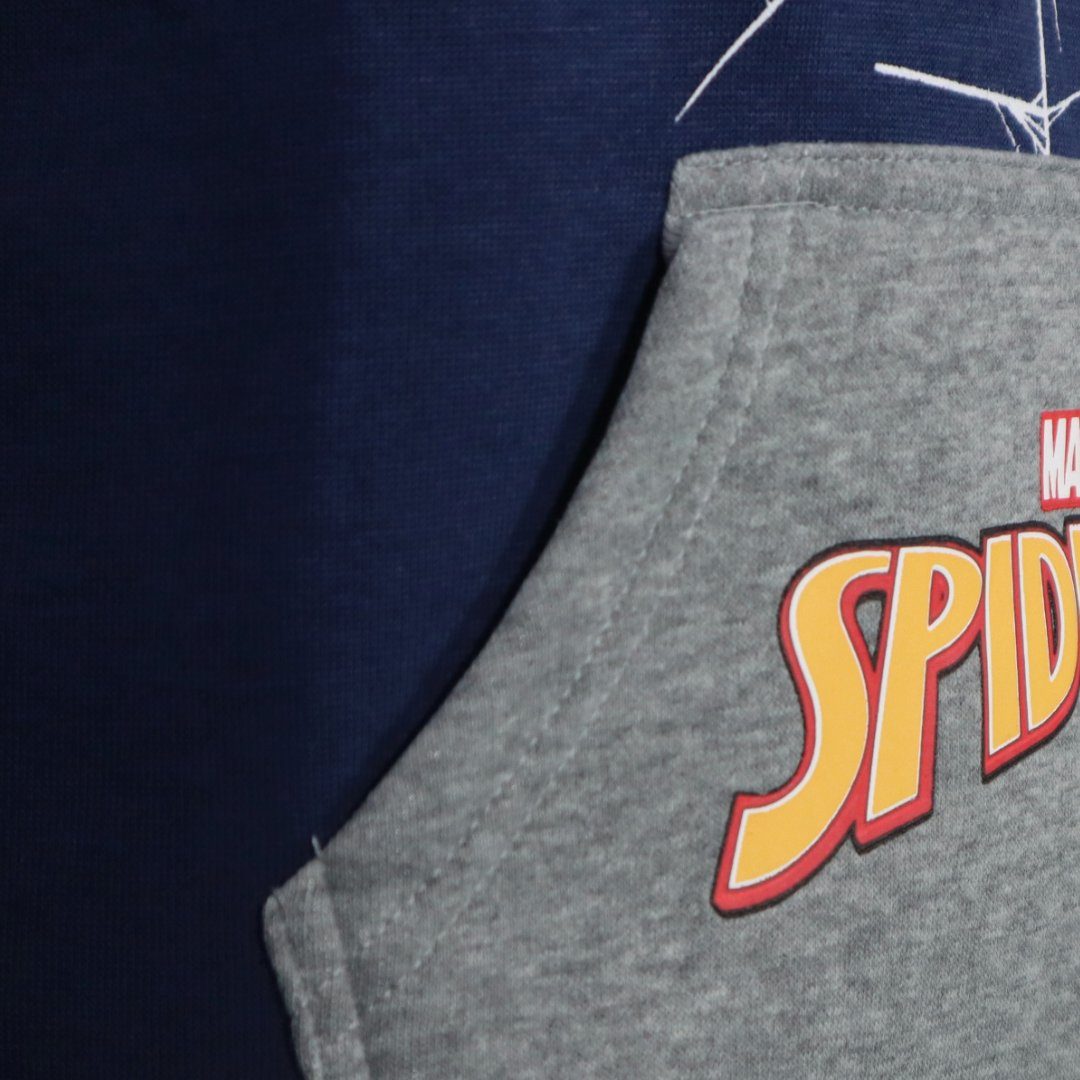 MARVEL Kapuzenpullover Marvel Spiderman Kinder Jungen Fleece Hoodie Pulli Gr. 98 bis 128