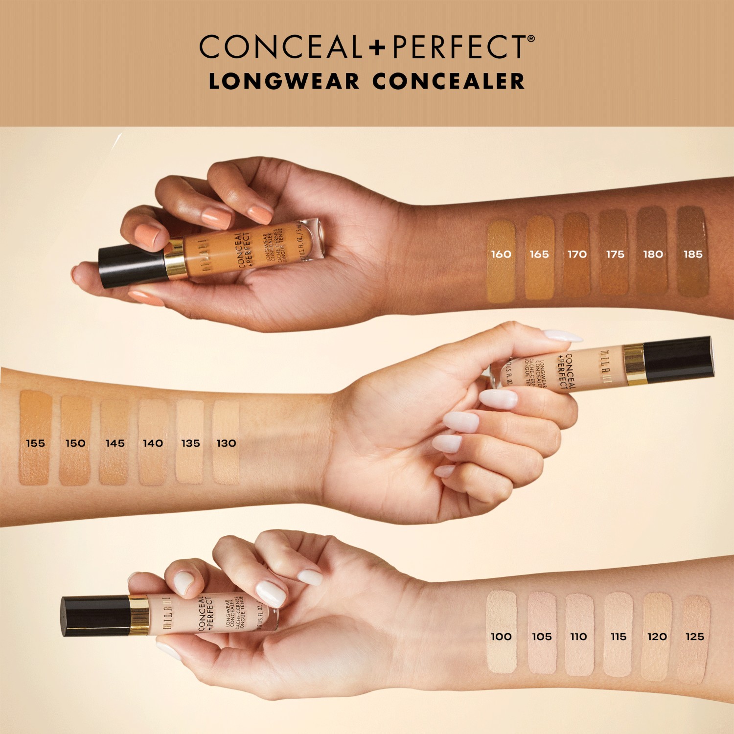 Conceal + Perfect Longwear
