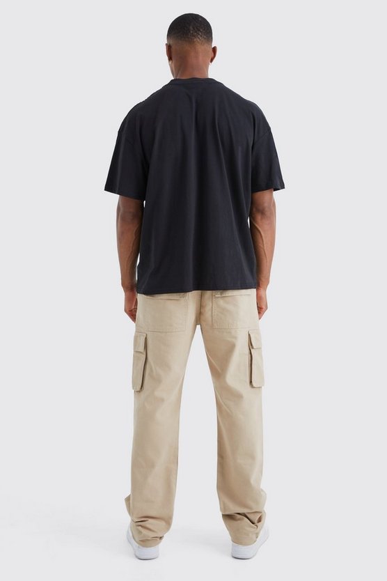 Lockere Cargohose mit Applikation