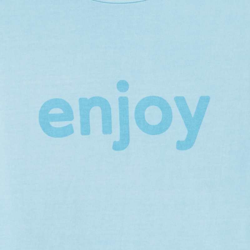 T-shirt Bleu ciel Confetti pigments naturels mixte