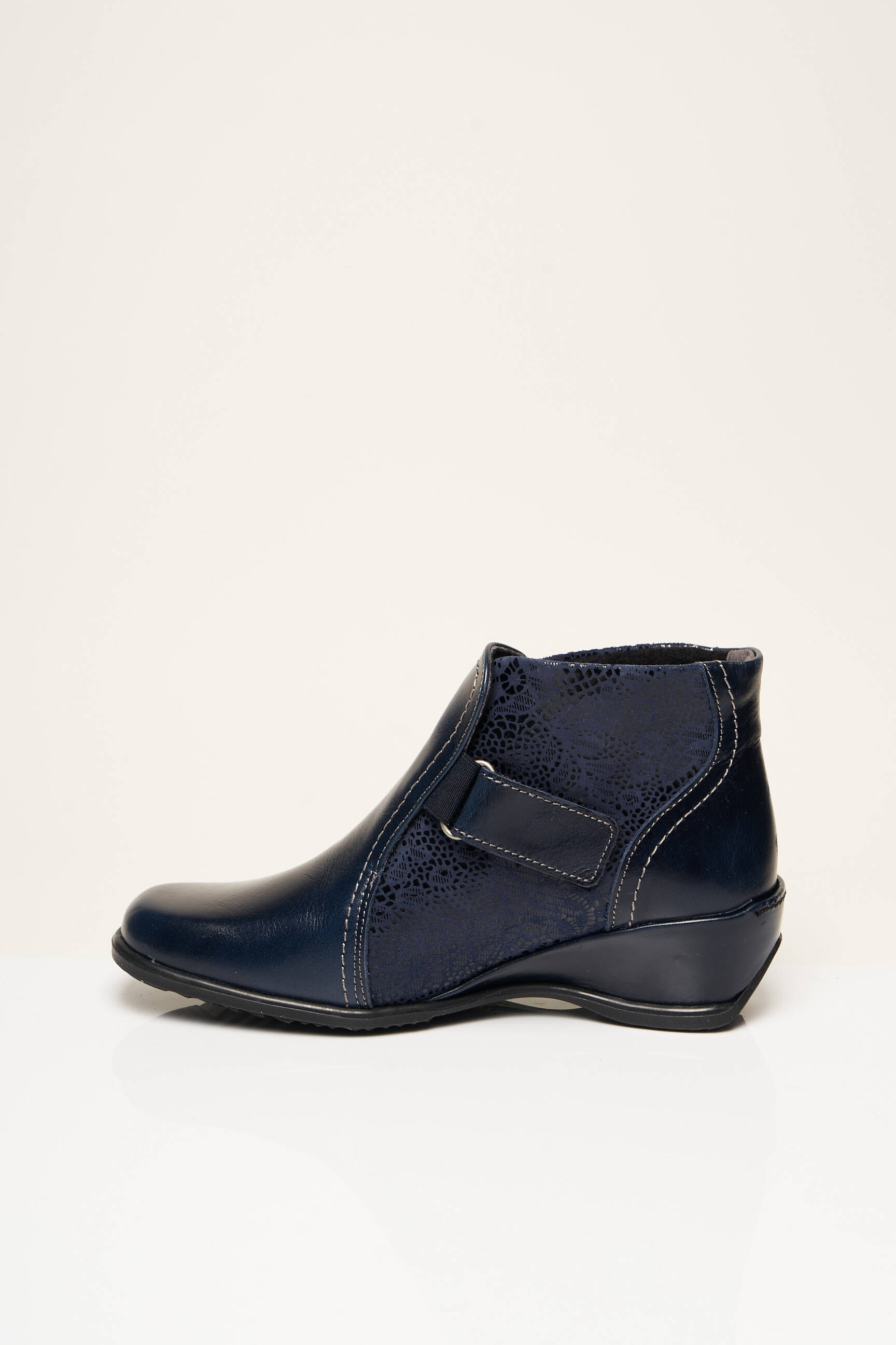 Swedi Bottines Femme couleur bleu