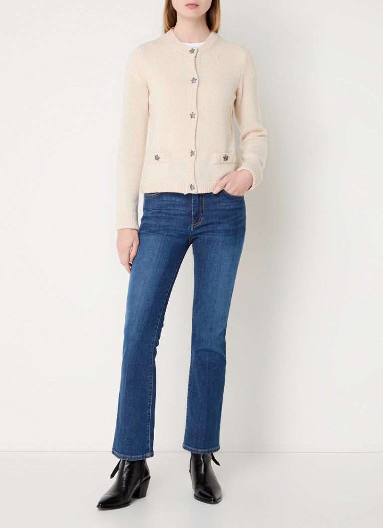 Zadig&Voltaire Marcy - cardigan subțire din cașmir cu nasturi decorativi.