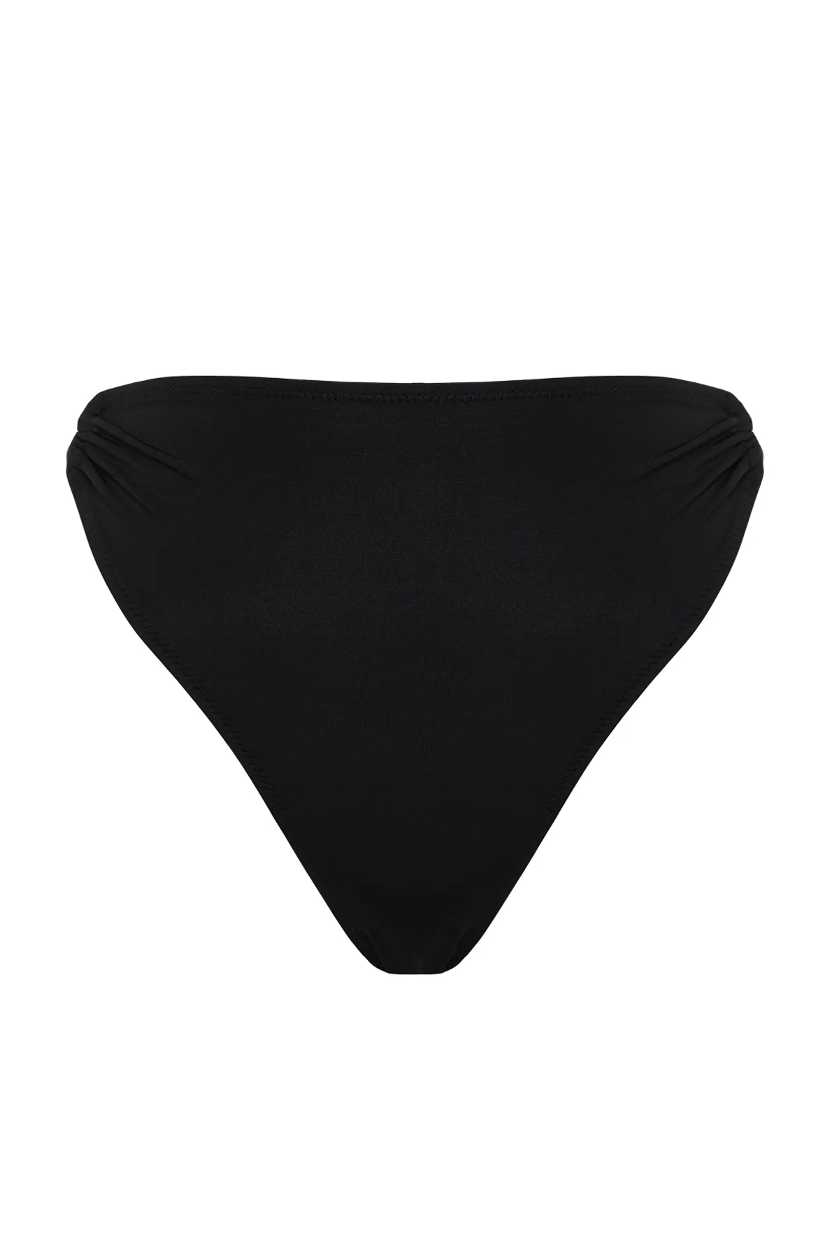 Trendyol Collection  Schwarze Tunnel-Bikinihose in regulärer Passform TBESS22BA0035