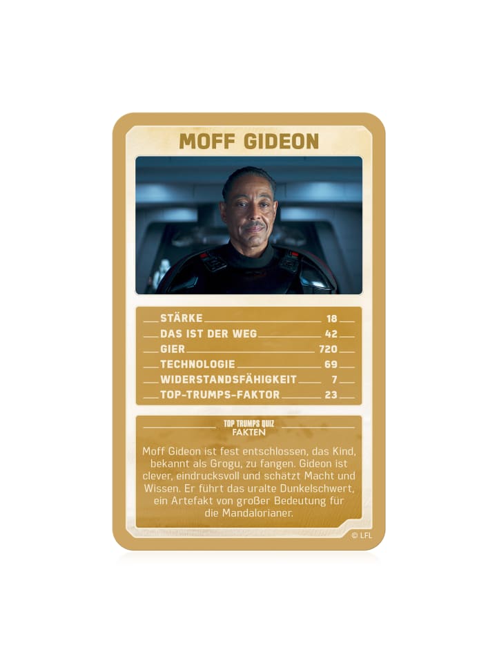 Winning Moves Top Trumps Collectables - Star Wars Mandalorian in bunt günstig kaufen onesize