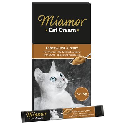 Miamor Cat Snack Leberwurst-Cream