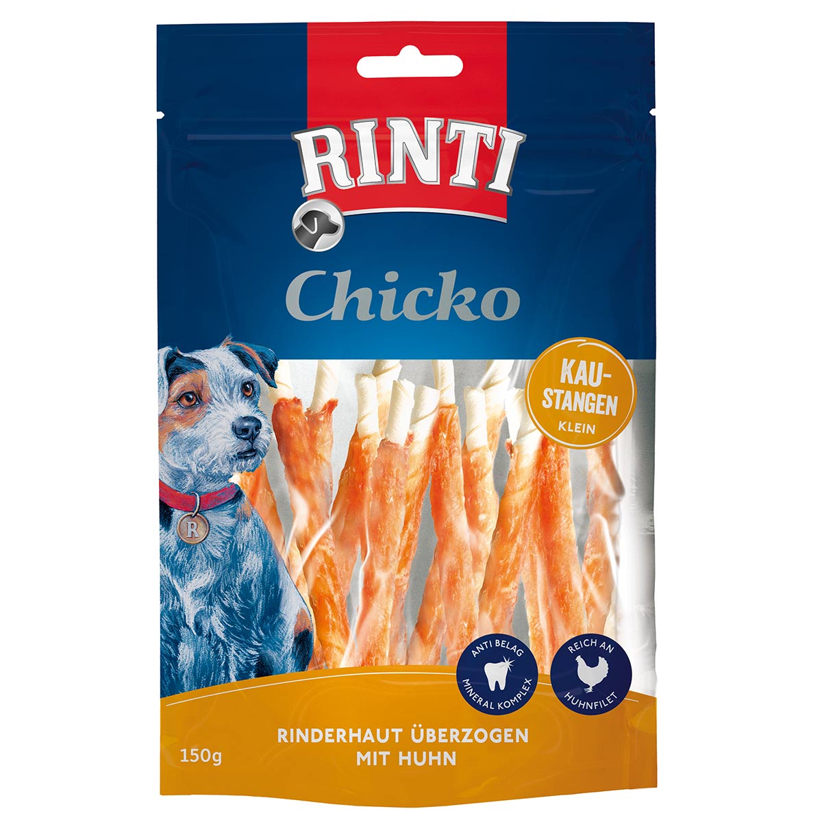 Rinti Chicko Kaustangen mit Huhn Small 150g kaufen bei ZooRoyal