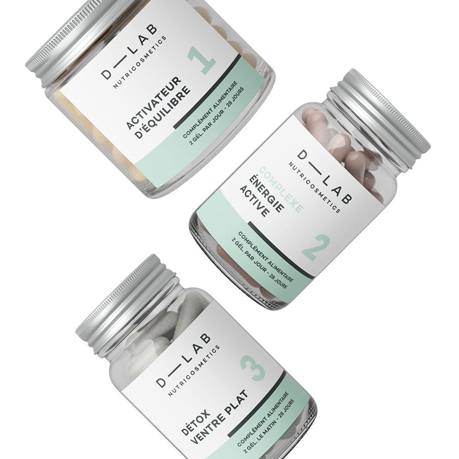 d-lab nutricosmetics Programme Ventre Plat - 1 mois Complément Alimentaire Minceur