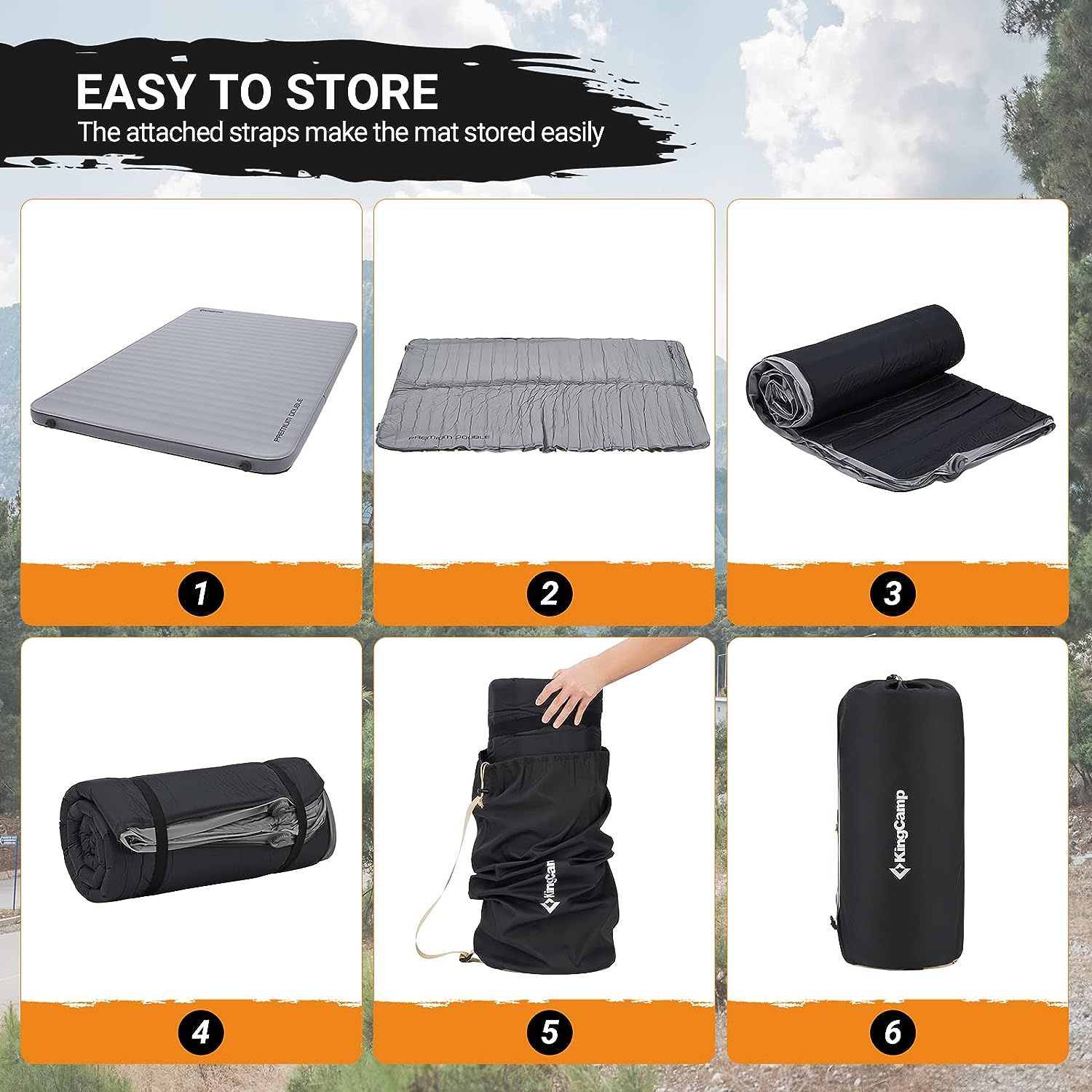 KingCamp 3D Premium Double Schlafmatte