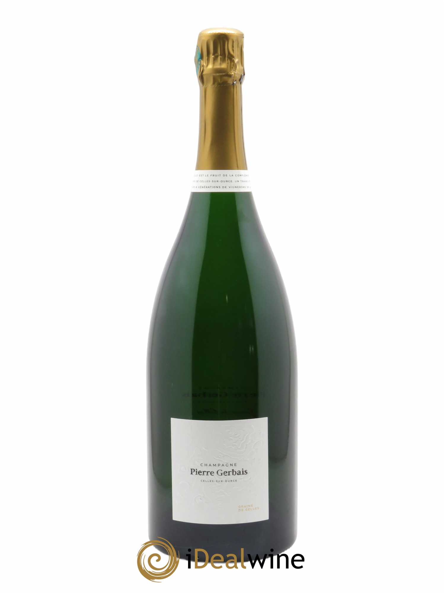 Champagne Grains de Celles Pierre Gerbais Extra Brut  - Lot de 1 Magnum