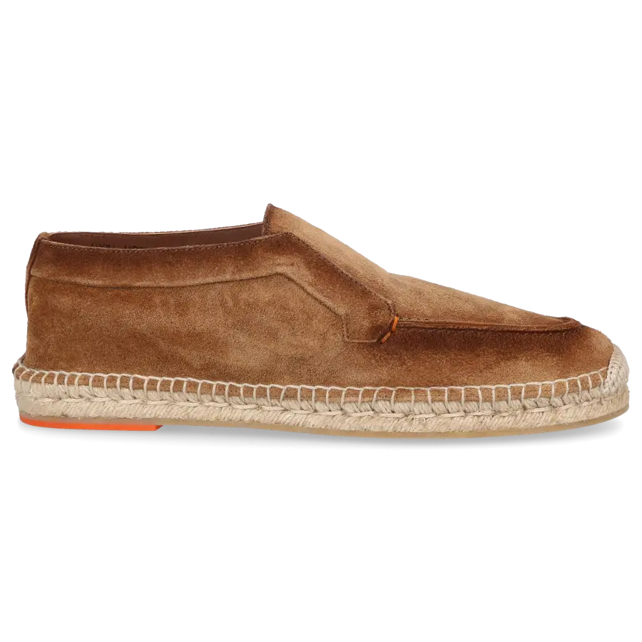 Santoni - Espadrilles 18405 Veloursleder - braun