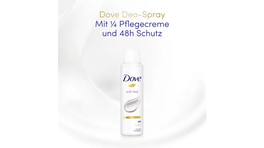 Dove Deo-Spray Anti-Transpirant Soft Feel 0% Alkohol 150 ml 150 ml