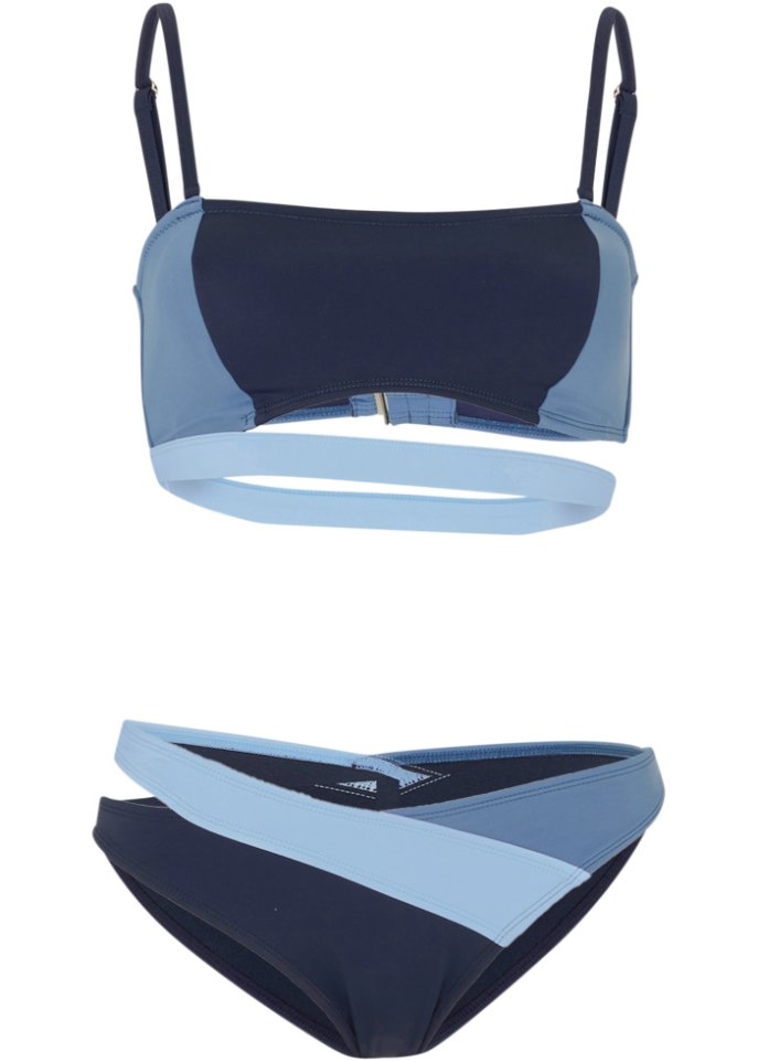 Bandeau Bikini (2-tlg.Set) aus recyceltem Polyamid