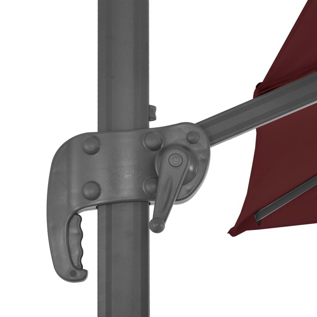 DOTMALL Sonnenschirm Ampelschirm mit Fußpedal,360° drehbar,400x300 cm (L x B)