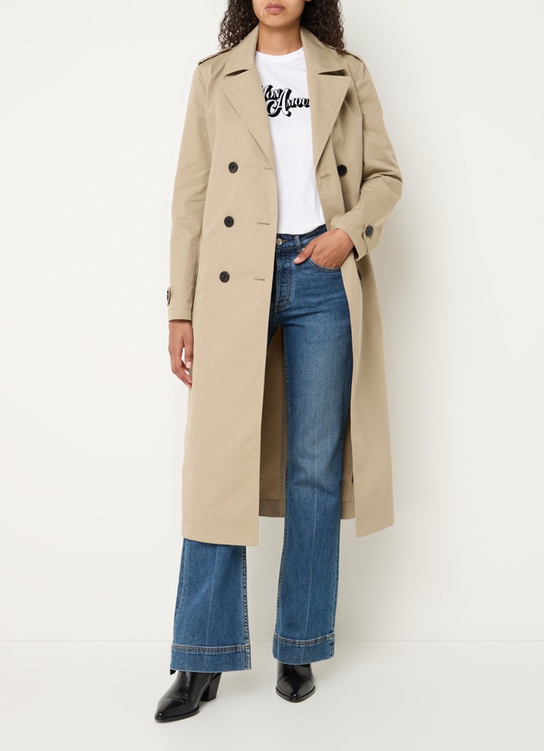 Gabardina cruzada Mandy de Zadig&Voltaire con cinturón.