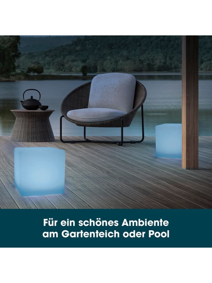 EASYmaxx Solar-Leuchte Dekowürfel - weiß günstig kaufen onesize