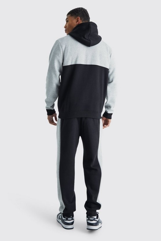 Man Roman Colorblock Trainingsanzug mit Kapuze