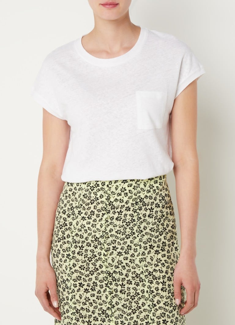 Whistles T-shirt with heathered design