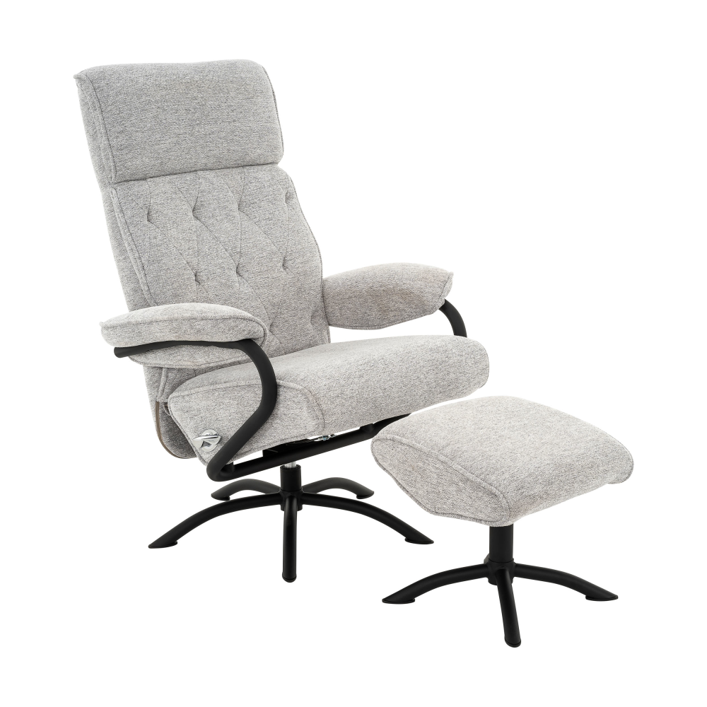 Sessel mit Hocker Jasper