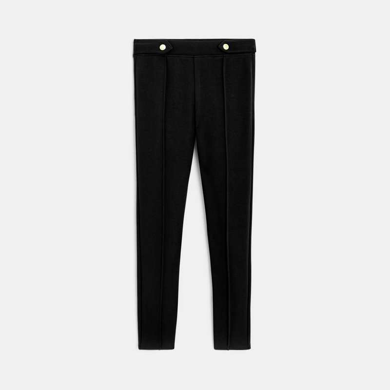 Jegging chic en jersey Milano noir fille