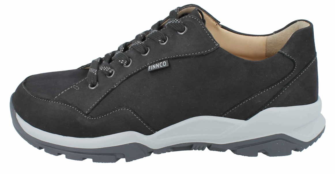 FINN COMFORT Komfort Schnürer schwarz