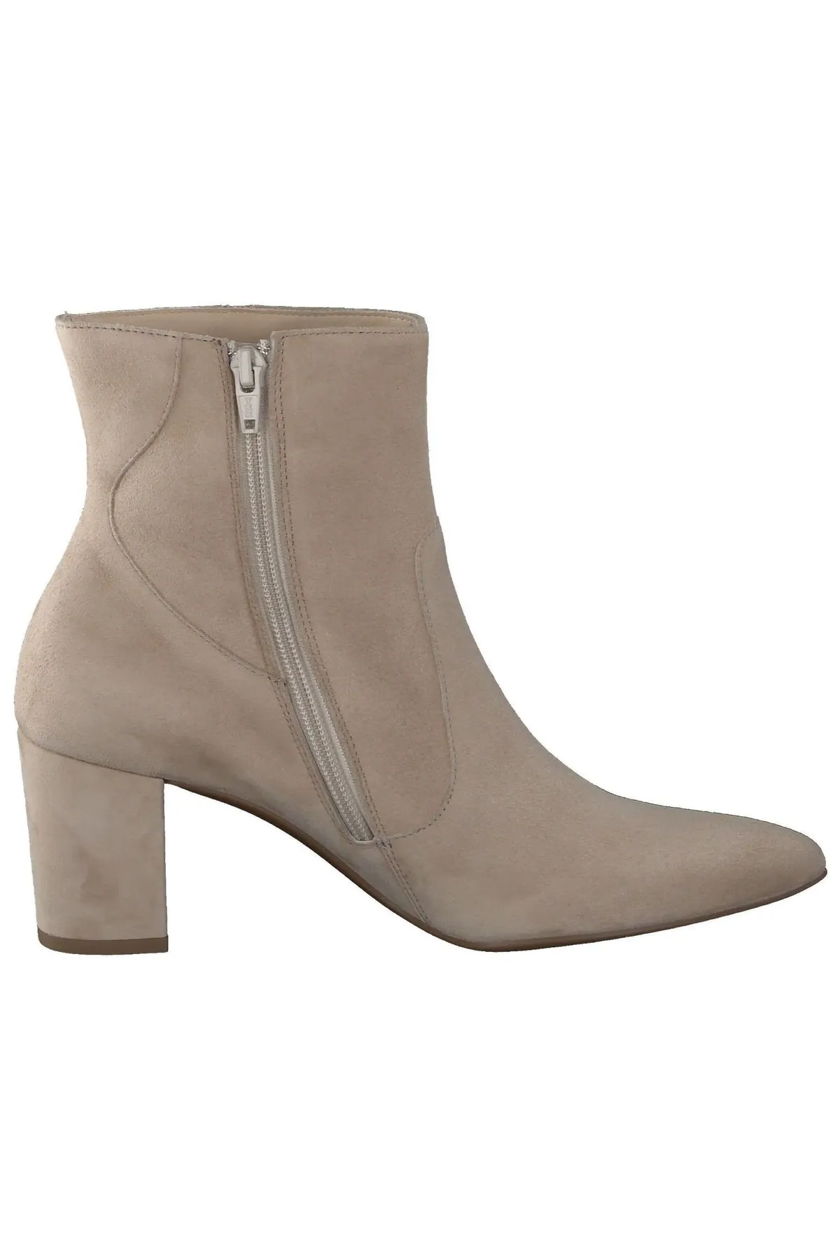 Paul Green  Stiefelette - Beige - Blockabsatz
