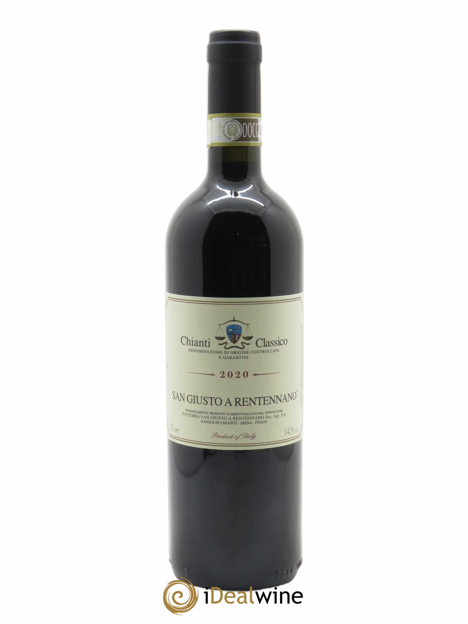 Chianti Classico DOCG San Giusto A Rentennano Famille Martini di Cigala  2020 - Lot de 1 Bouteille