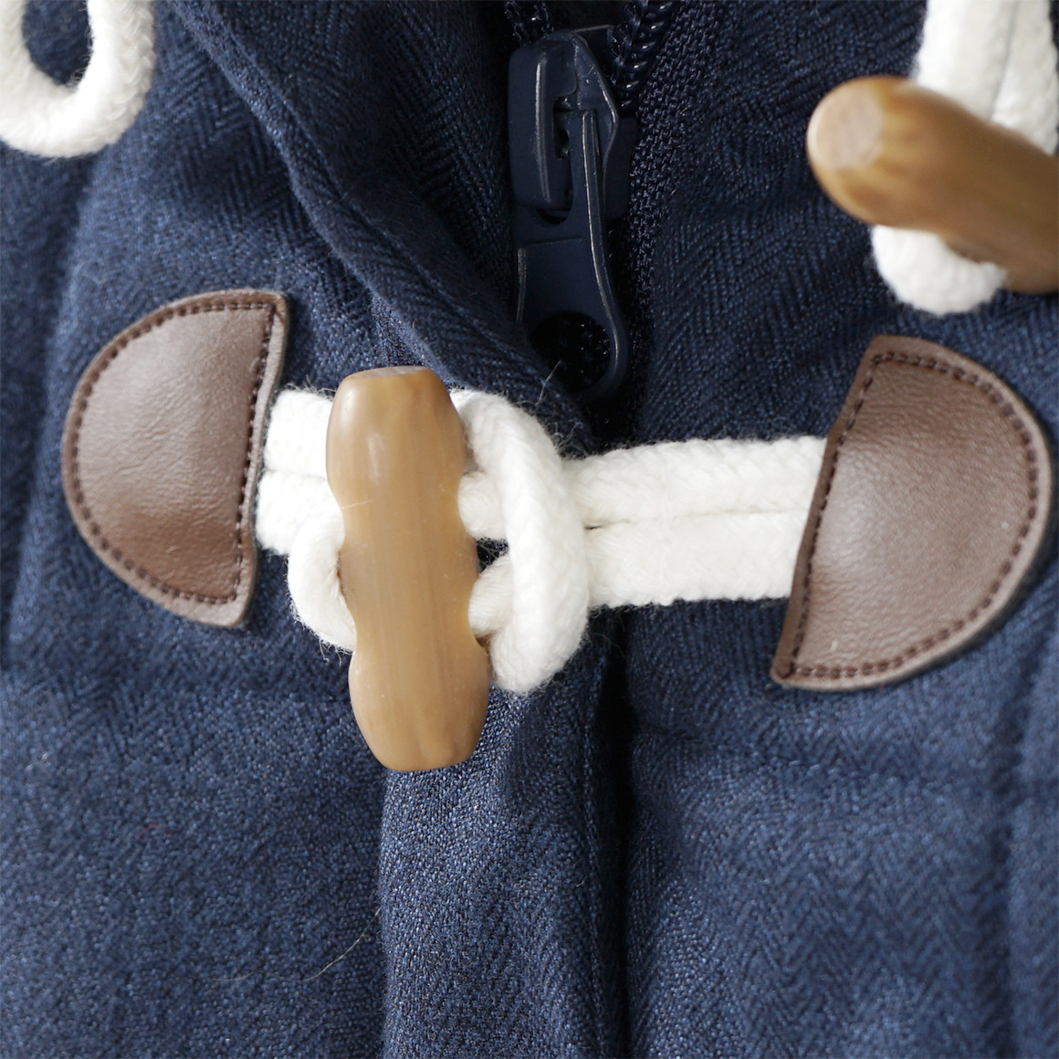 Baby Steppjacke mit Fellimitat