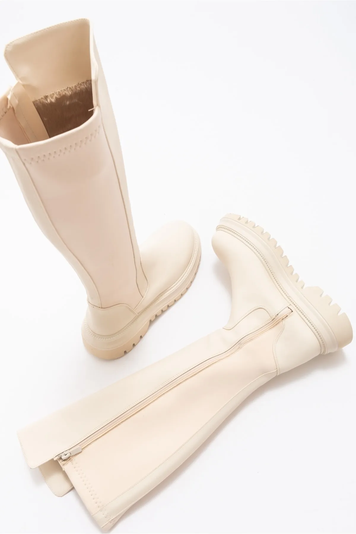 LuviShoes  Shadow Beige Damenstiefel