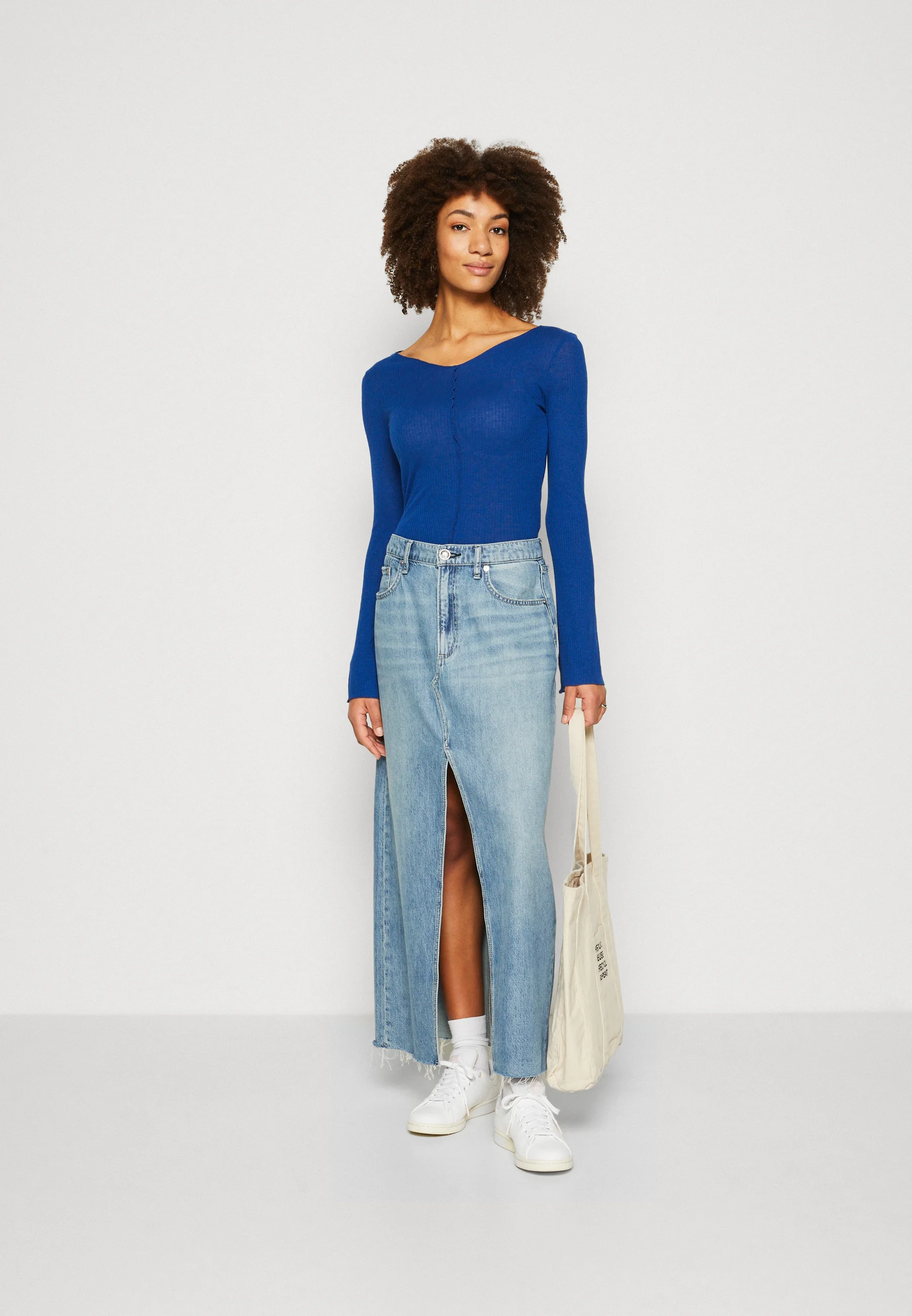 Anna Field TOP DE MANGA LARGA CON CONTENIDO DE LANA - Camiseta de manga larga