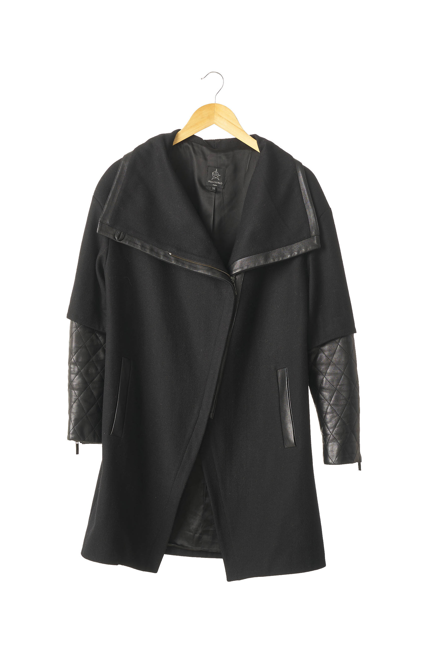 Pellessimo Manteaux Longs Femme couleur noir