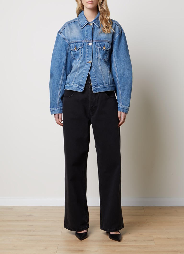 Jachetă din denim Jacquemus cu buzunare la piept